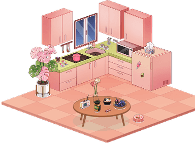 Открывается кухня! <br /> <br /> А значит ещё больше предметов доступно в игровом магазине и +1 мини-игра с интерактивным холодильником, знакомство с первыми ее <span>уровнями.</span>